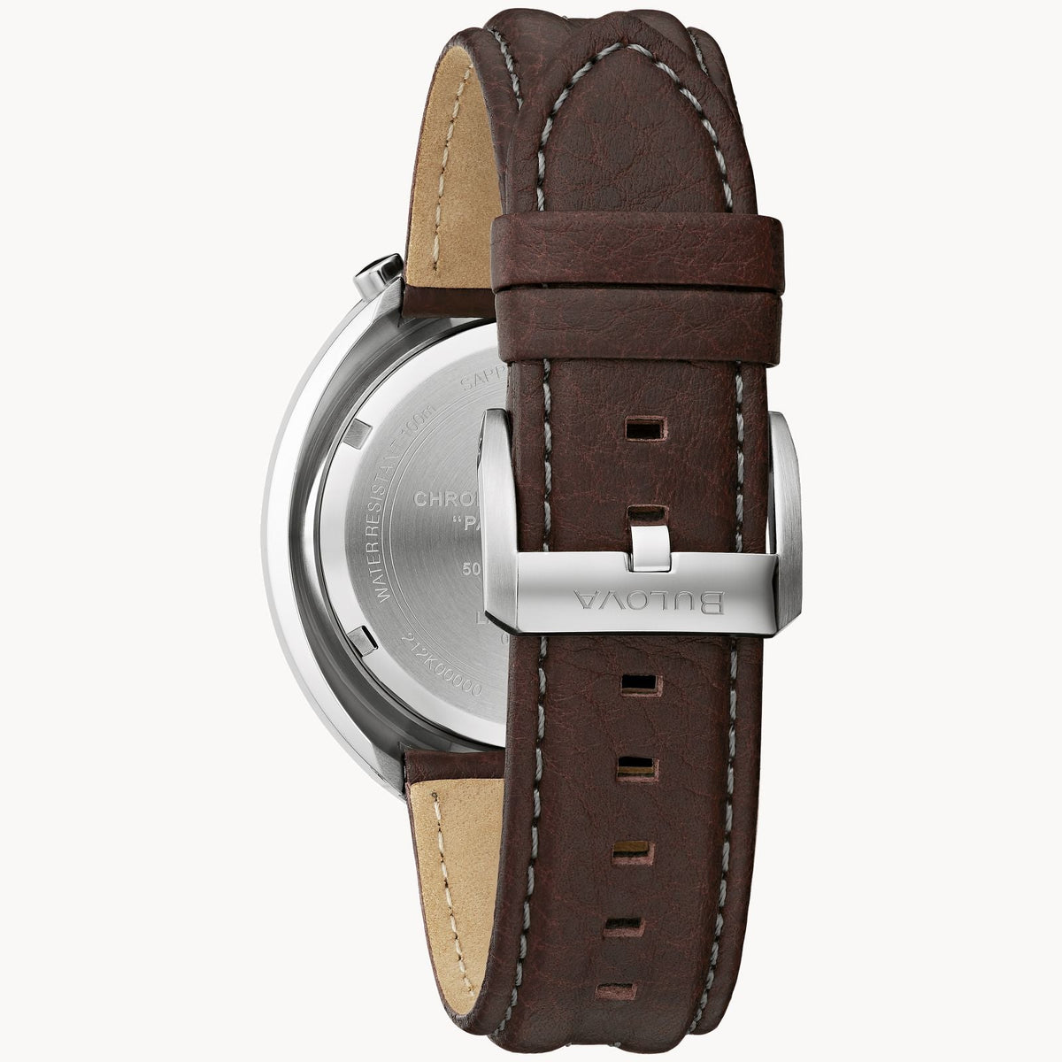 98B390 Reloj Bulova Parking Meter de hombre pulsera de cuero 43 mm