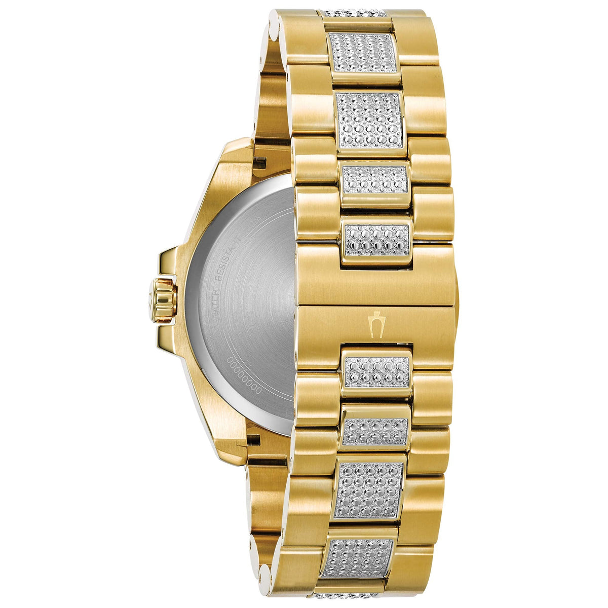 98C128 Reloj Bulova Crystal Octava de hombre pulsera de metal