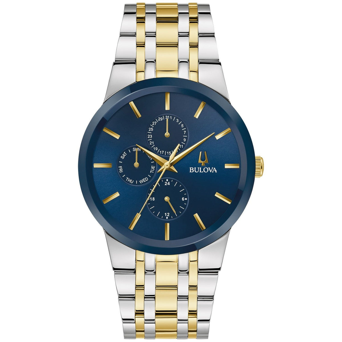 98C145 Reloj Bulova de hombre correa de metal