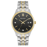 98D160 Reloj Bulova Classic de caballero pulsera de metal