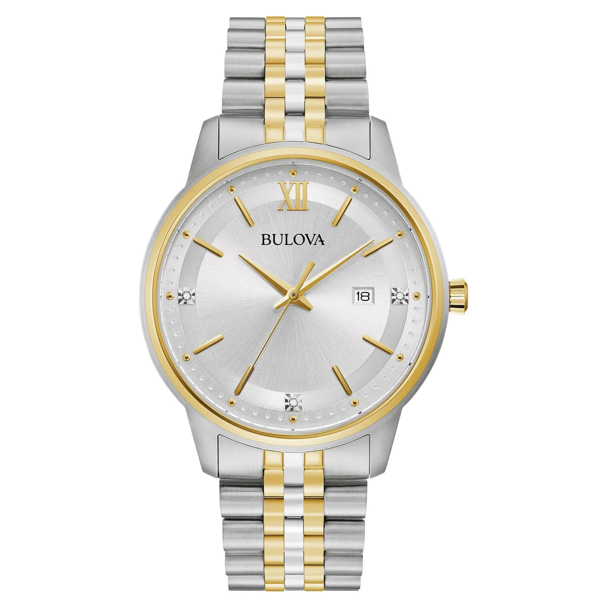 98D161 Reloj Bulova Classic para caballero correa de metal