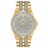 98K102 Reloj Bulova Crystal de hombre correa de metal