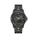98K119 Reloj Bulova Crystal de hombre banda de metal
