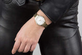 98L274 Reloj Bulova Crystal de dama pulsera de metal