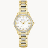 98L306 Reloj Bulova Cristal de mujer banda de acero inoxidable 29 mm