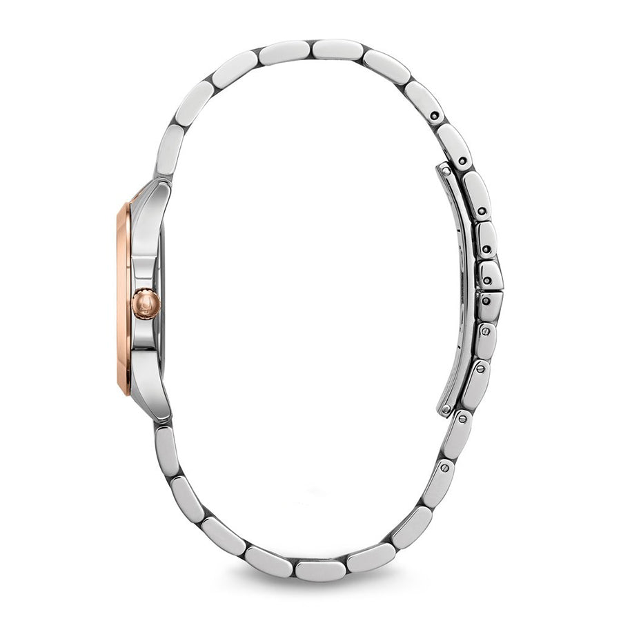 98M125 Reloj Bulova Mother of Pearl de dama correa de metal