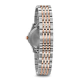 98M125 Reloj Bulova Mother of Pearl de dama correa de metal