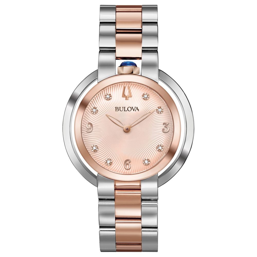 98P174 Reloj Bulova Rubaiyat Diamante de Dama