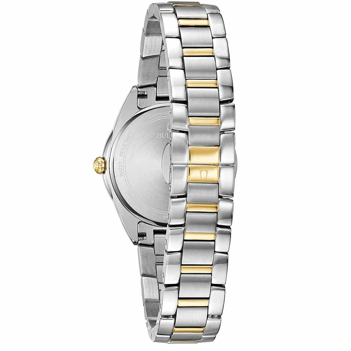 98P184 Reloj Bulova Sutton de dama pulsera de metal 33 mm
