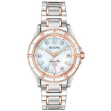 98P187 Reloj Bulova Marine Star de dama correa de metal