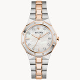 98P235 Reloj Bulova Prestige Diamond de dama correa de metal