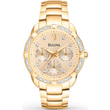 98R171 Reloj Bulova Diamond de mujer correa de metal