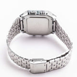 A-500 Reloj Casio para Hombre Pulsera de Metal Digital Vintage Clásico Hora Mundial