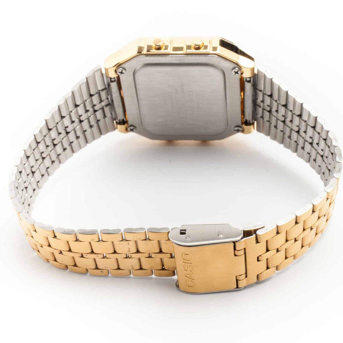 A-500 Reloj Casio para Hombre Pulsera de Metal Digital Vintage Clásico Hora Mundial