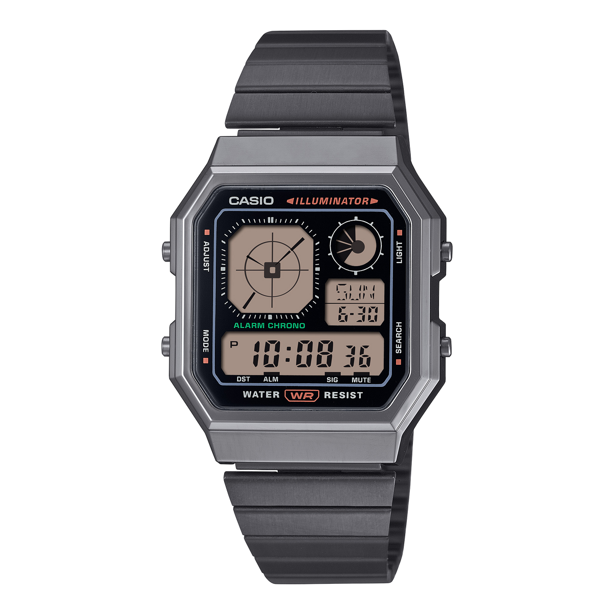 A130WE Casio de hombre pulsera de metal