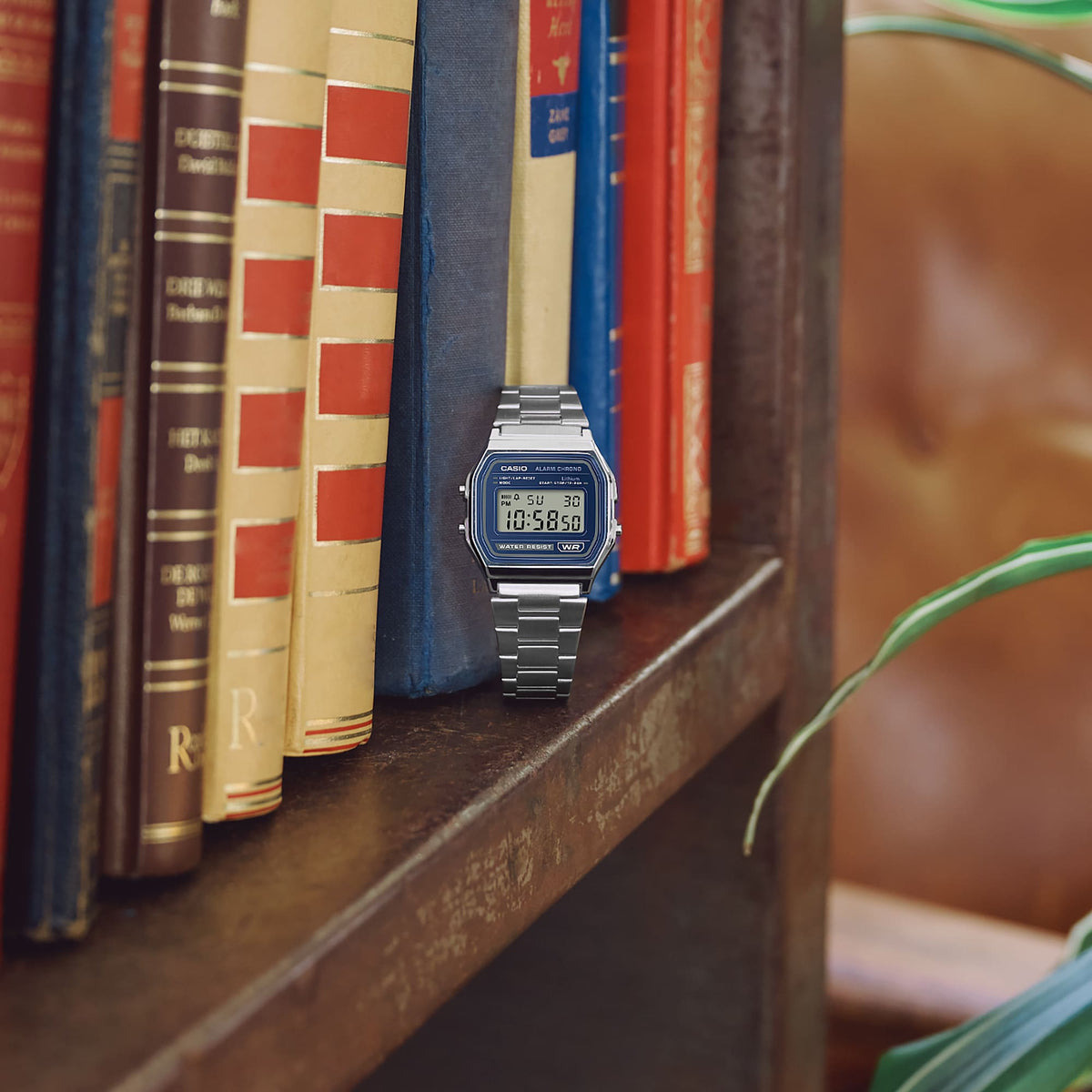 A158W Reloj Casio para hombre pulsera de metal