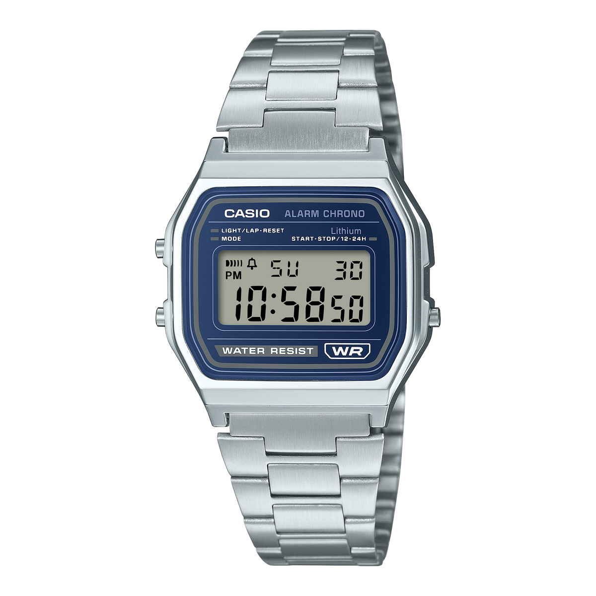 A158W Reloj Casio para hombre pulsera de metal