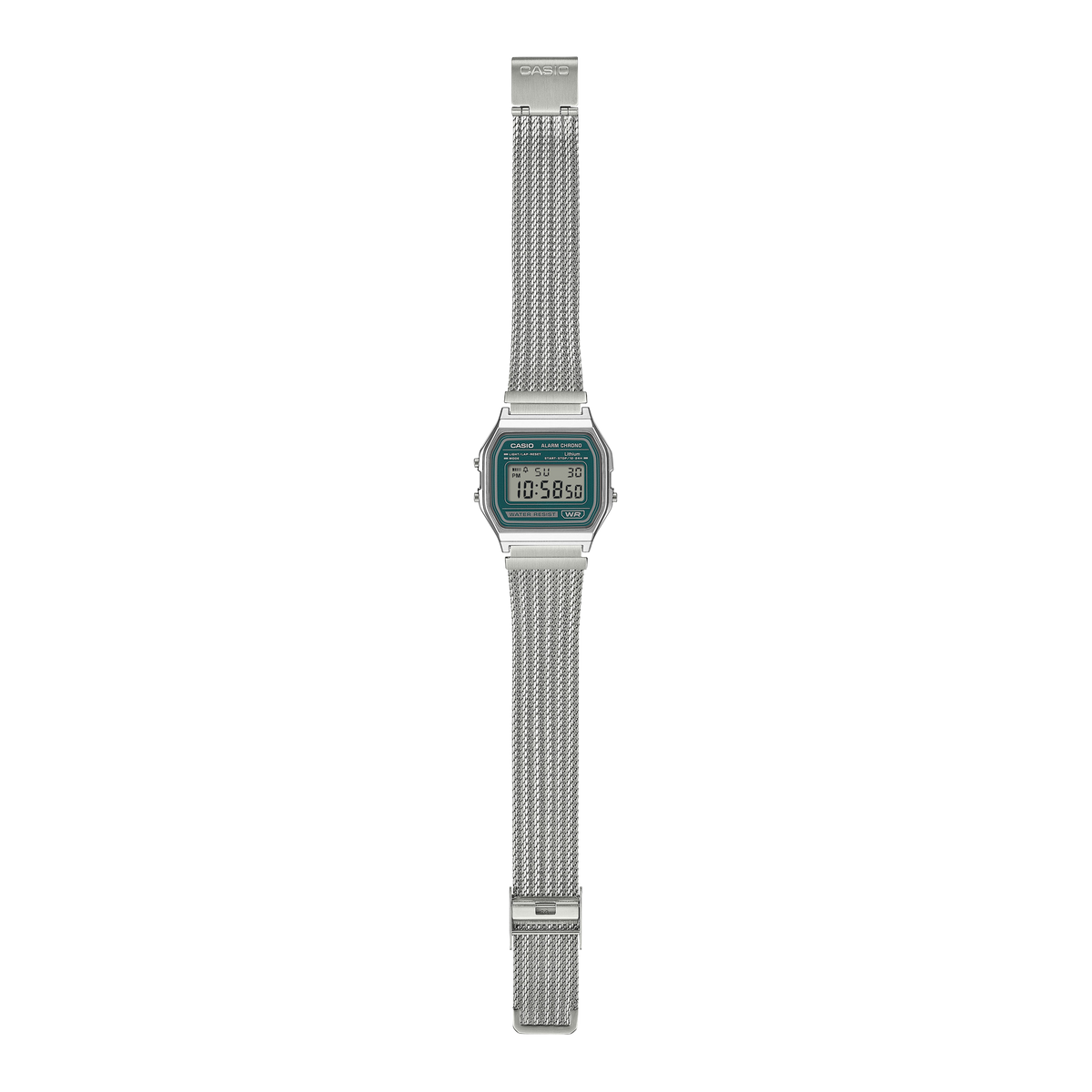 A158WEM Reloj Casio unisex correa mesh