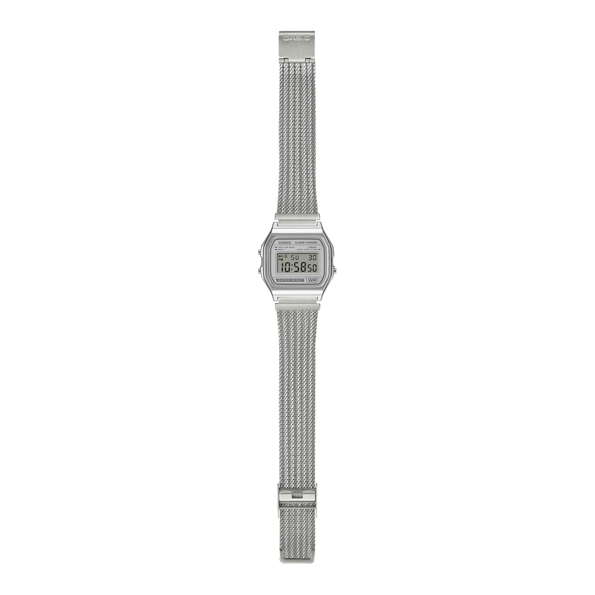 A158WEM Reloj Casio unisex correa mesh