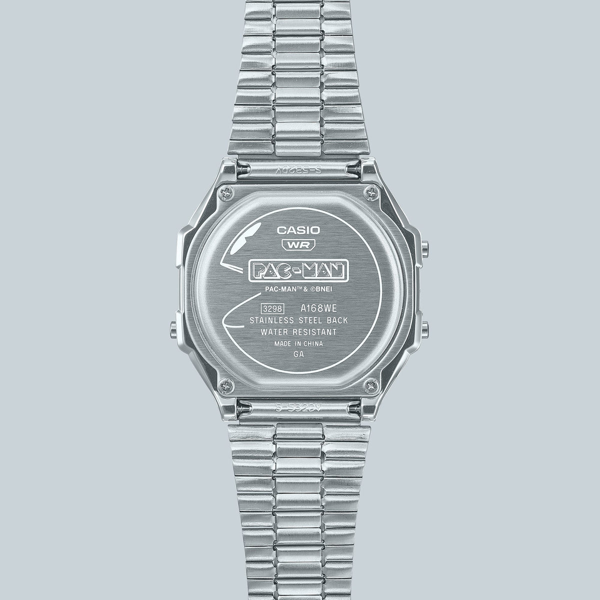 A168WEPC-7A Reloj Casio Pac-Man pulsera de metal