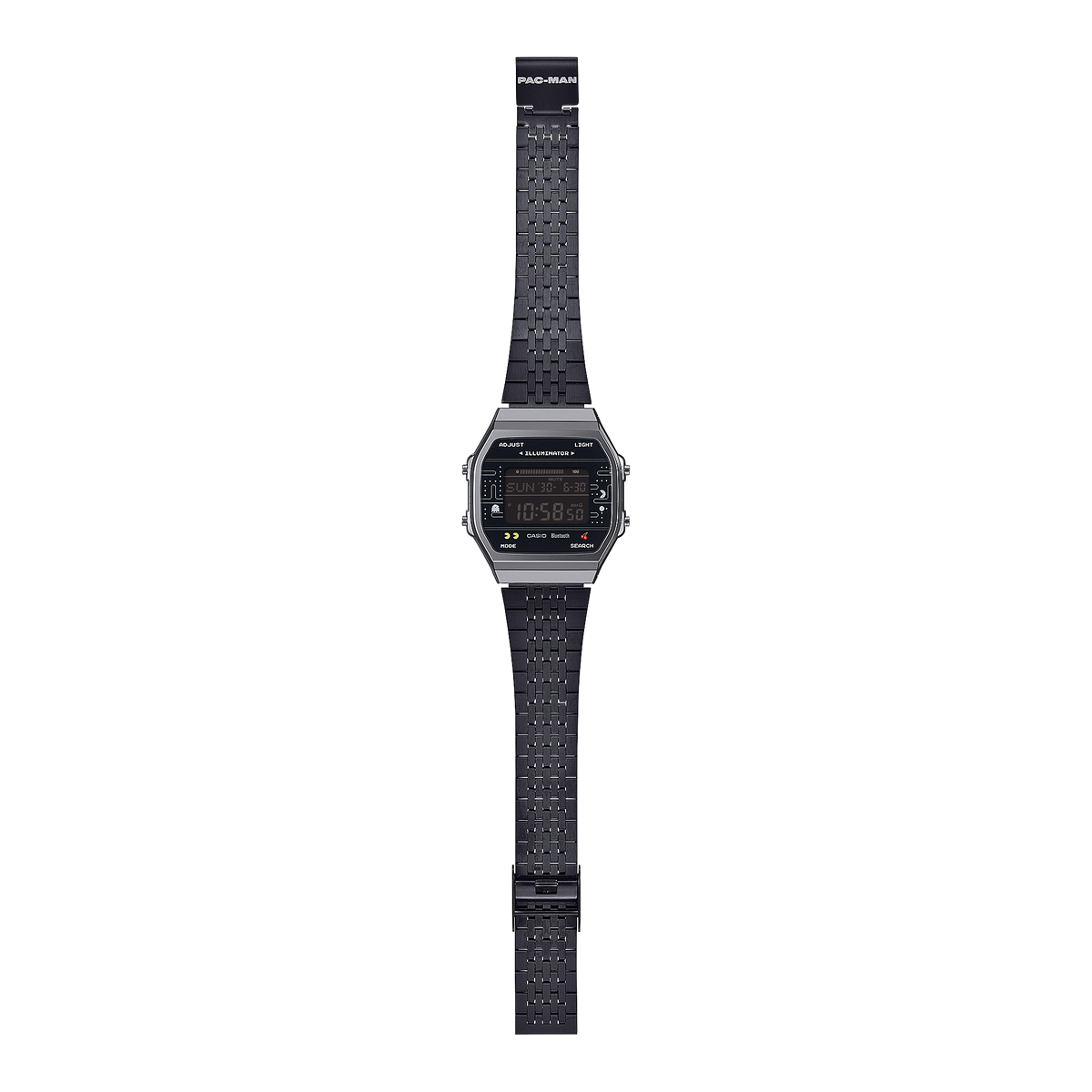 ABL-100WEPC-1B Reloj Casio Pac-Man de hombre pulsera de metal