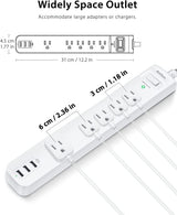 AD9110W Regleta doble Addtam 5 conexiones