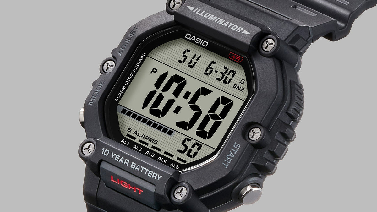 AE-1600 Reloj Casio unisex correa de resina