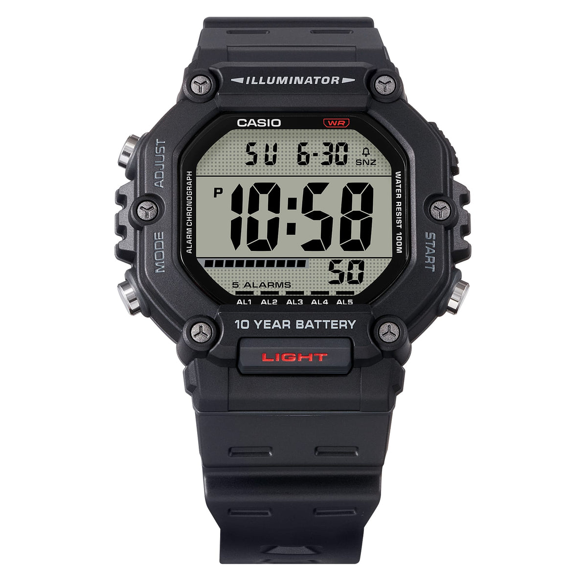 AE-1600 Reloj Casio unisex correa de resina