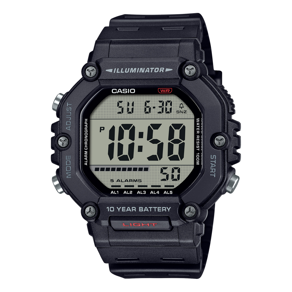 AE-1600 Reloj Casio unisex correa de resina