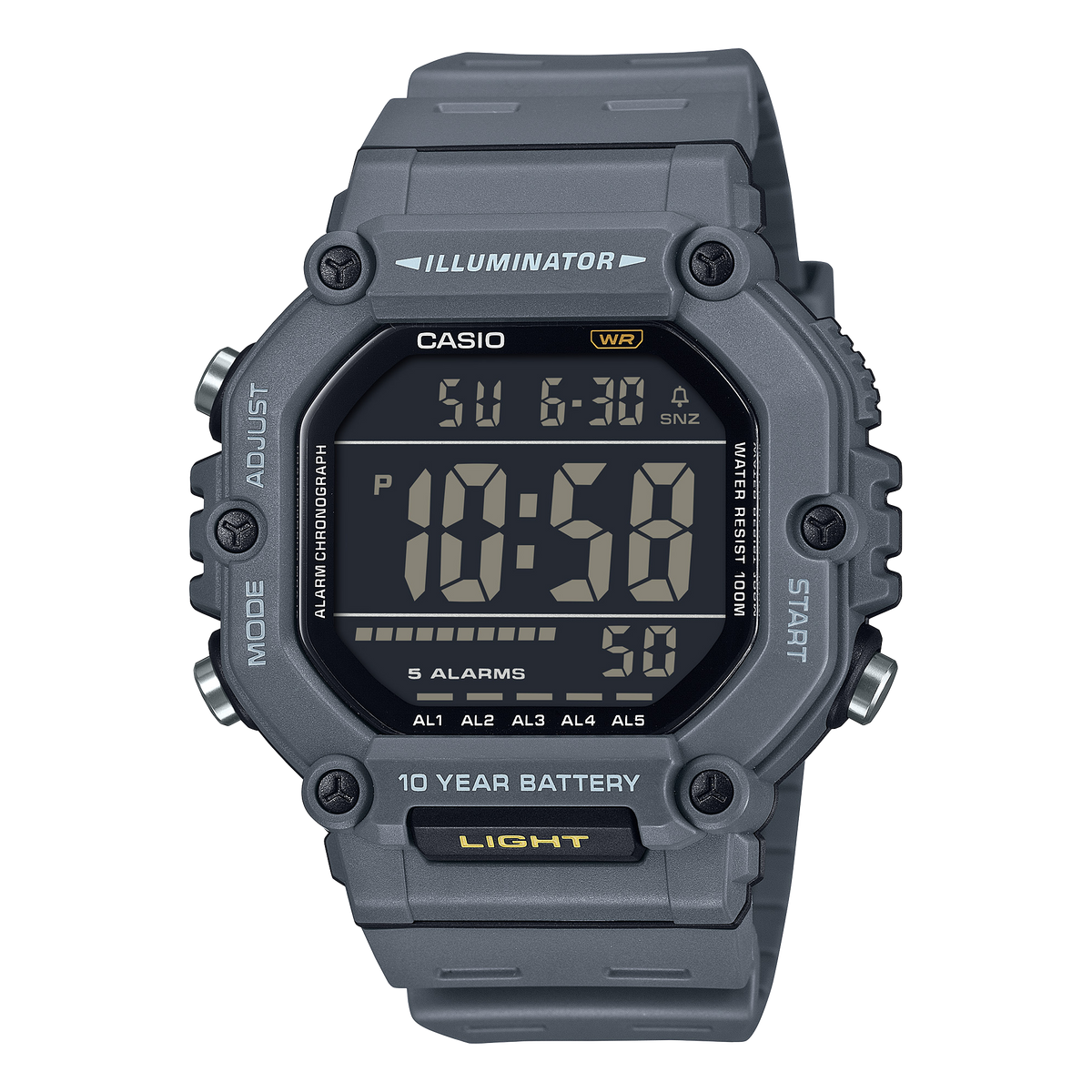 AE-1600 Reloj Casio unisex correa de resina