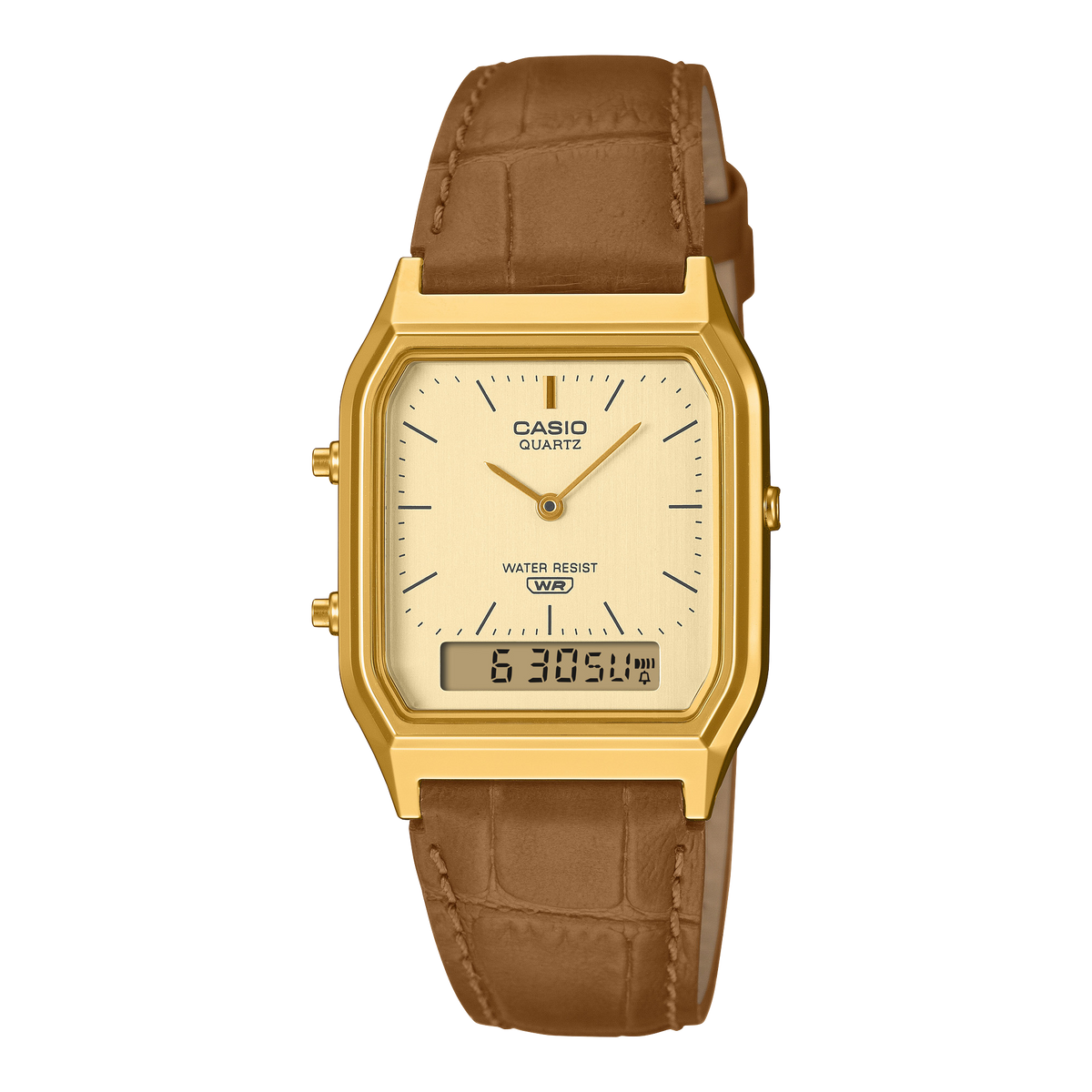 AQ-230EG Reloj Casio de caballero correa de piel