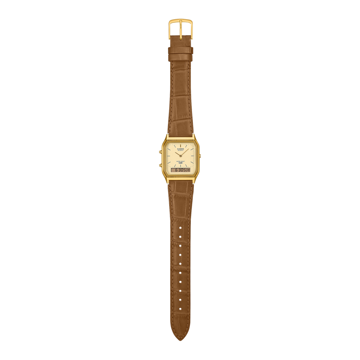 AQ-230EG Reloj Casio de caballero correa de piel