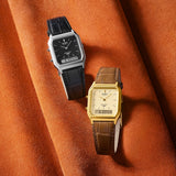 AQ-230EG Reloj Casio de caballero correa de piel