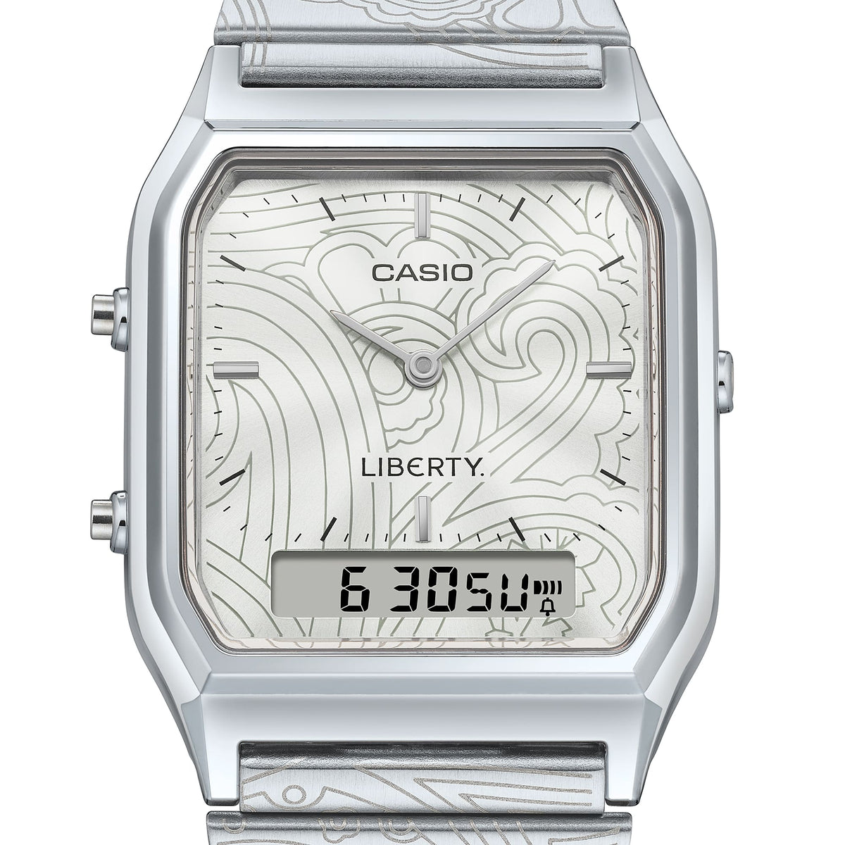 AQ-230 Reloj Casio x Liberty unisex correa de metal