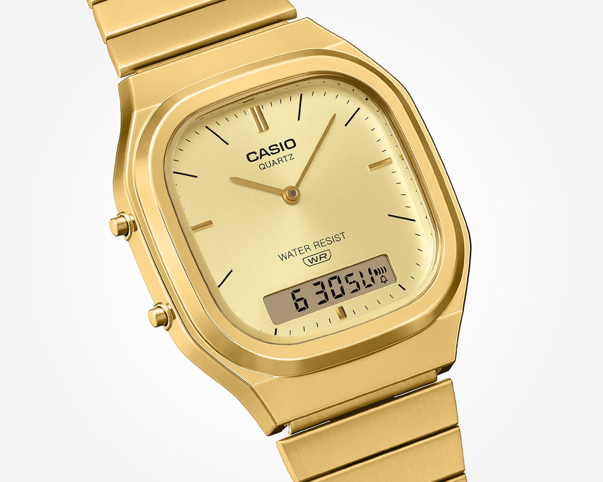 AQ-240 Reloj Casio de dama pulsera de metal