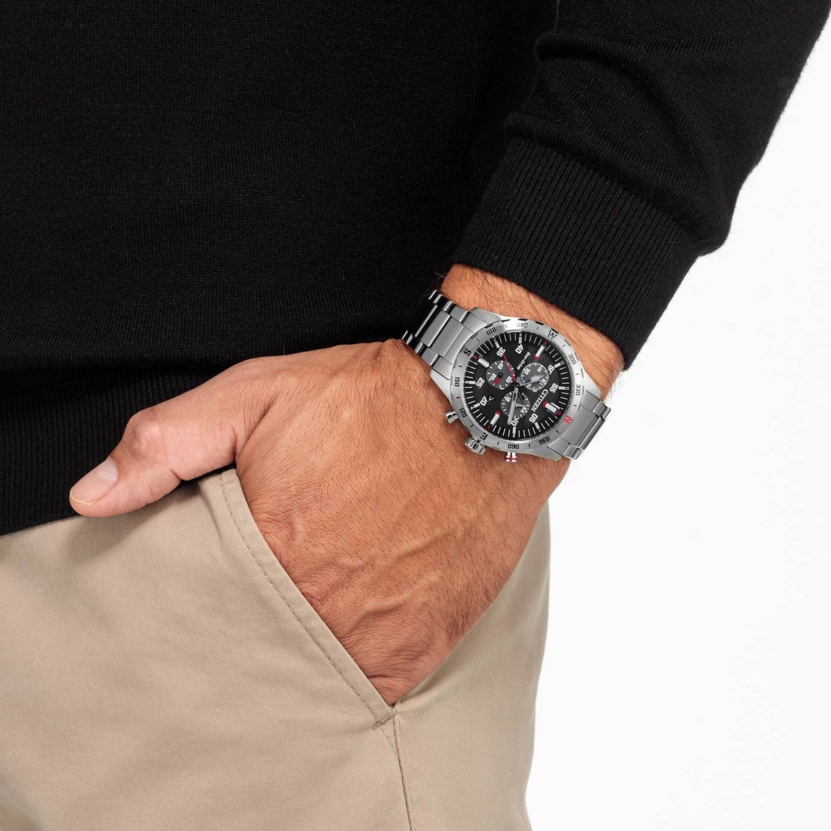 AT2520-89E Reloj Citizen Eco-Drive de hombre pulsera de metal 43.5 mm