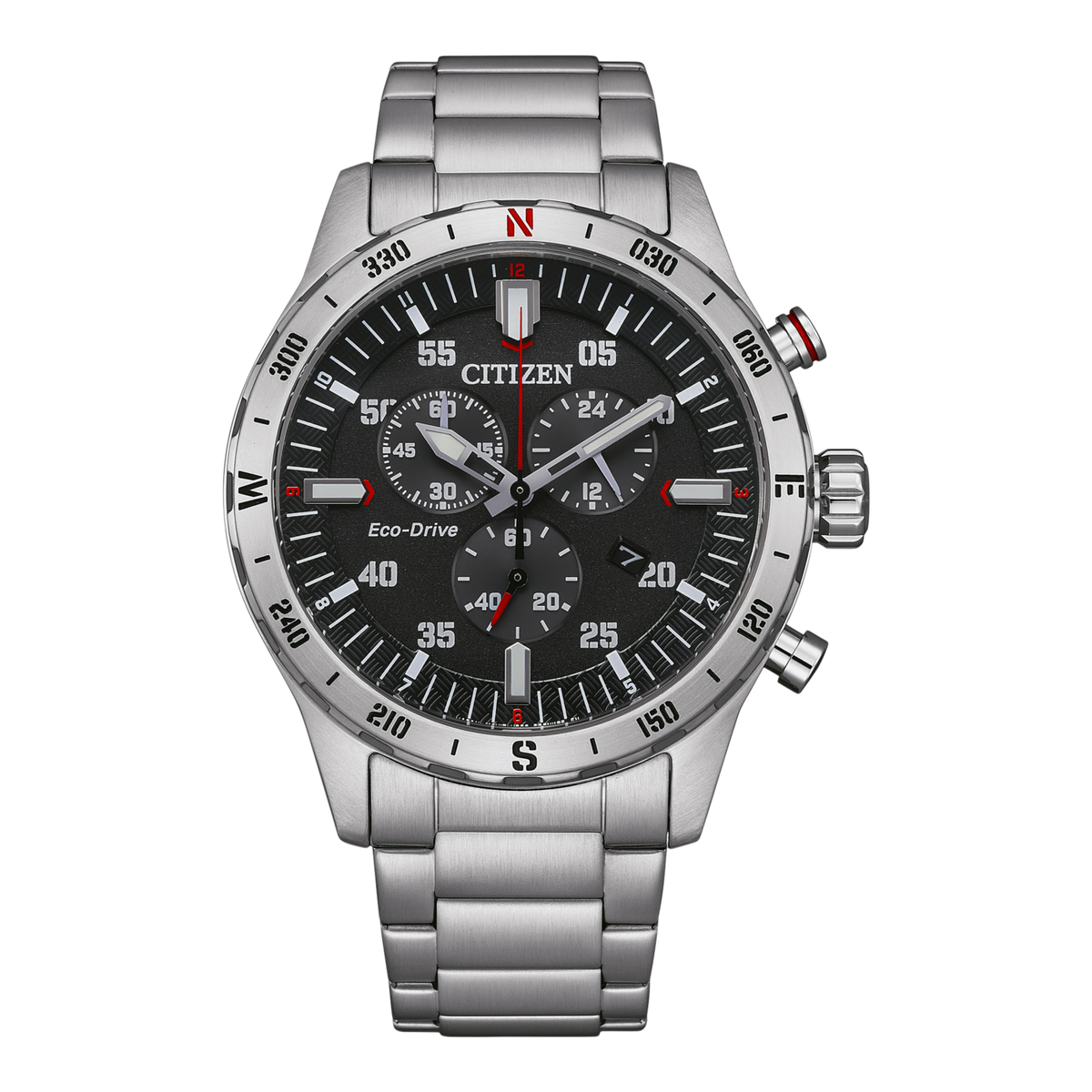 AT2520-89E Reloj Citizen Eco-Drive de hombre pulsera de metal 43.5 mm