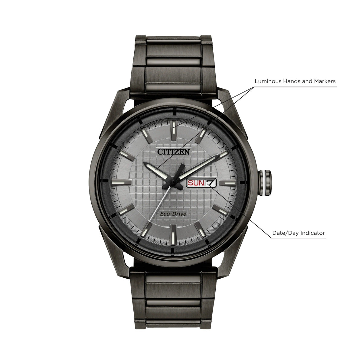 AW0087-58H Reloj Citizen CTO Eco-Drive de hombre correa de metal