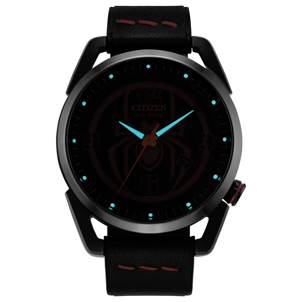 AW1685-00W Citizen Miles Morales Marvel Edition de caballero pulsera de piel
