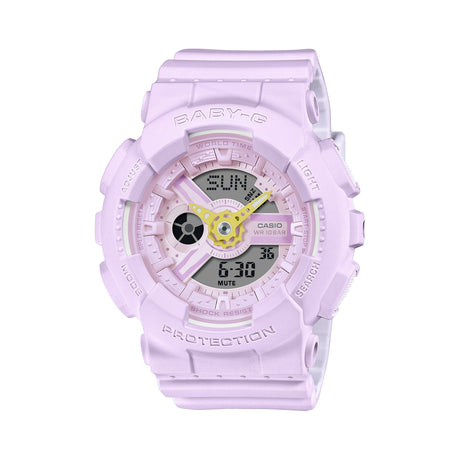 BA-110X Reloj Baby-G para Mujer Pulsera de Caucho Doble hora