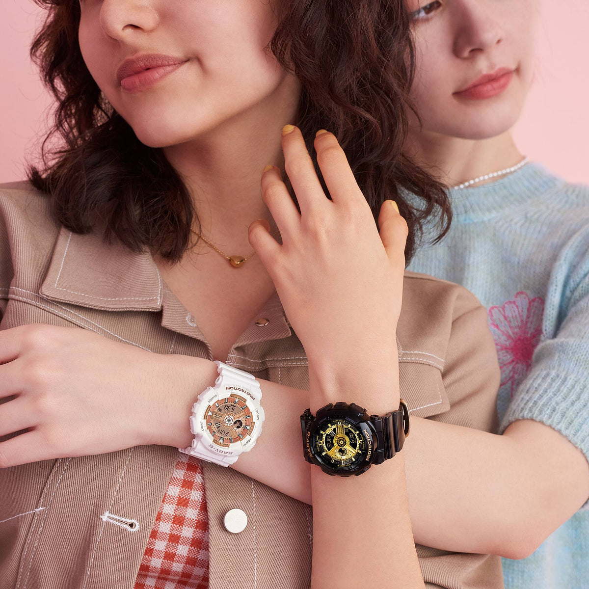 BA-110X Reloj Baby-G para Mujer Pulsera de Caucho Doble hora