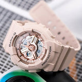 BA-110X Reloj Baby-G para Mujer Pulsera de Caucho Doble hora