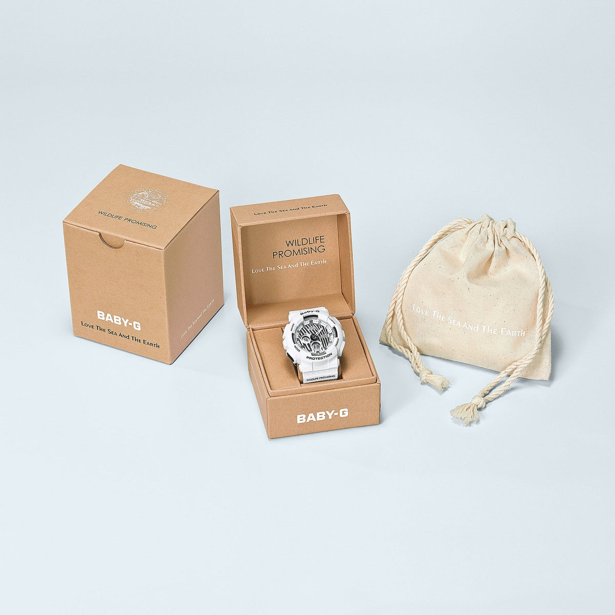 BA-120W Reloj Baby-G de dama pulsera de resina digital