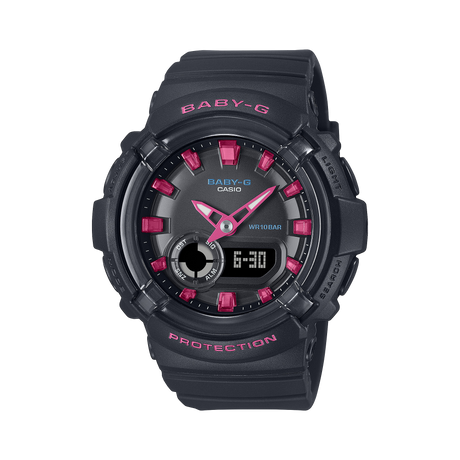 BGA-280 Baby-G Reloj para Mujer Pulsera de Caucho Doble hora
