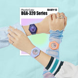 BGA-320-1A Baby-G Reloj Doble hora Pulsera de Caucho para dama