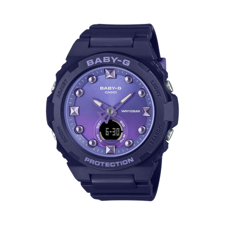 BGA-320-1A Baby-G Reloj Doble hora Pulsera de Caucho para dama