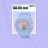 BGA-320-1A Baby-G Reloj Doble hora Pulsera de Caucho para dama