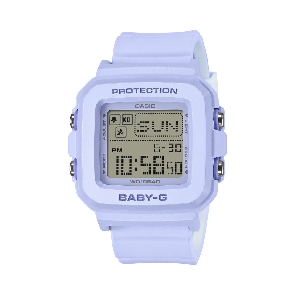 BGD-10K Reloj Baby-G Digital para Mujer pulsera de caucho
