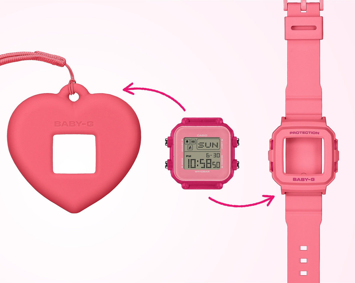 BGD-10K Reloj Baby-G Digital para Mujer pulsera de caucho