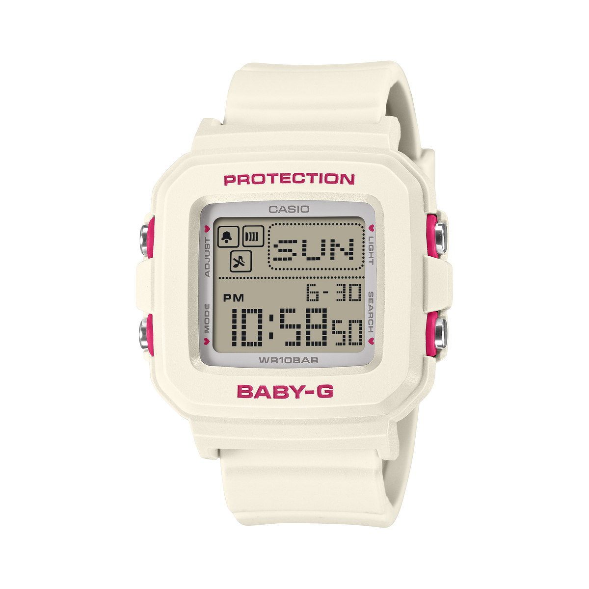 BGD-10K Reloj Baby-G Digital para Mujer pulsera de caucho